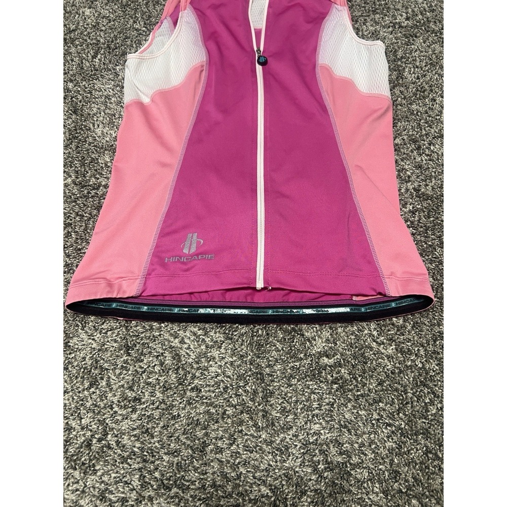 Hincapie Women's M Cycling Vest Full Zip Sleeveless Breathable Back Pockets - Picture 3 of 7